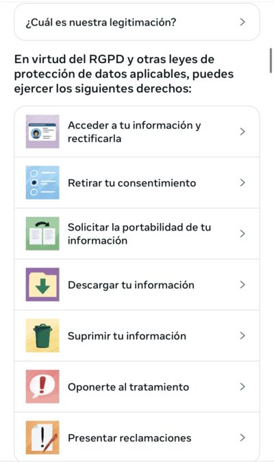 Cómo impedir que Meta use tus datos de Instagram